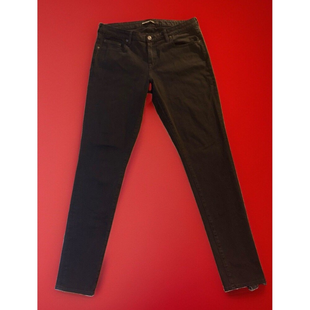 Big Star Bella Jeans Size 30R Women's Mid-Rise Black Stretch Denim Comfort